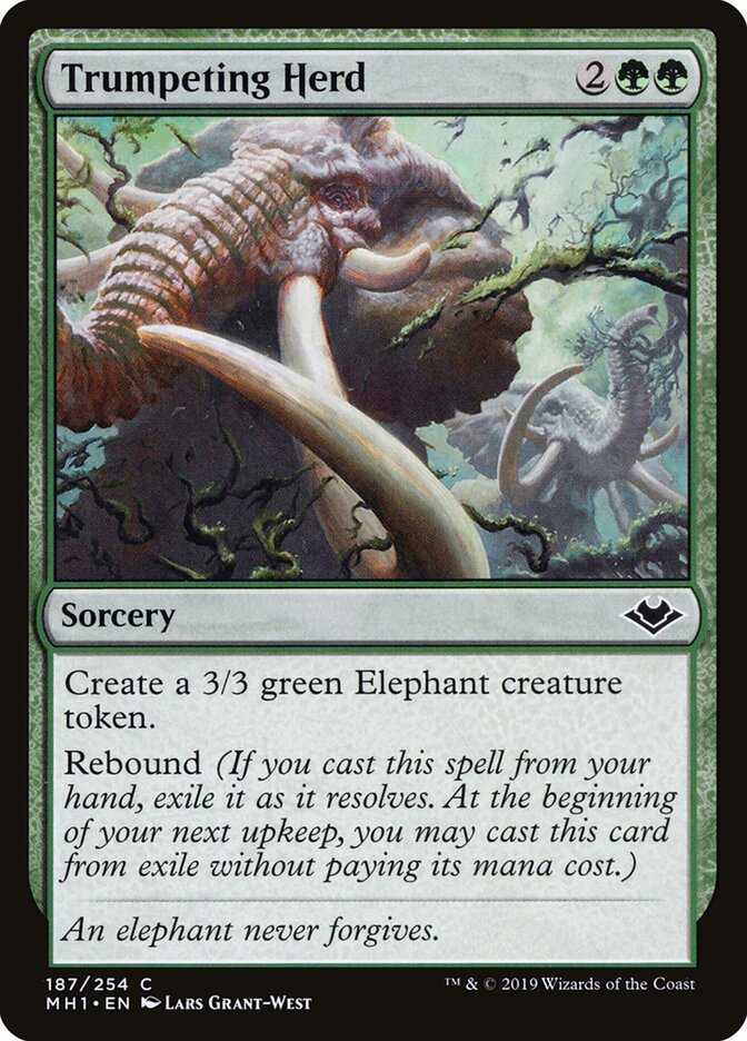 Manada Barridora / Trumpeting Herd - Magic: The Gathering - MoxLand