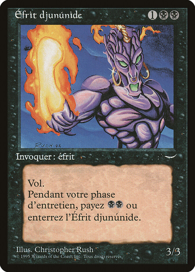 Efrite Junún / Junún Efreet - Magic: The Gathering - MoxLand