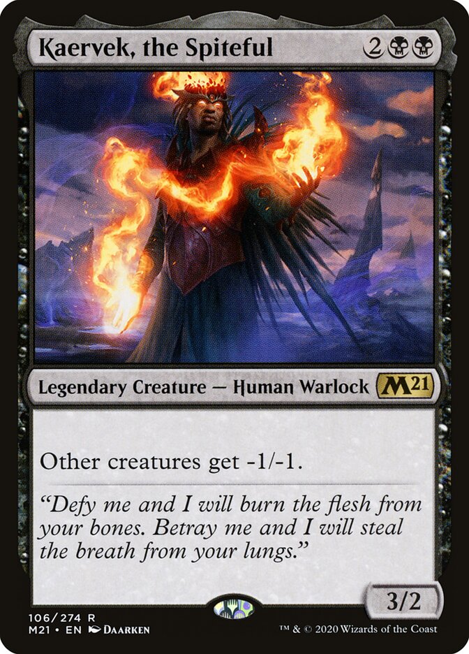 Kaervek, o Malévolo / Kaervek, the Spiteful - Magic: The Gathering - MoxLand