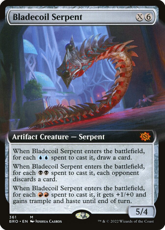 Serpente Espiralâmina / Bladecoil Serpent - Magic: The Gathering - MoxLand