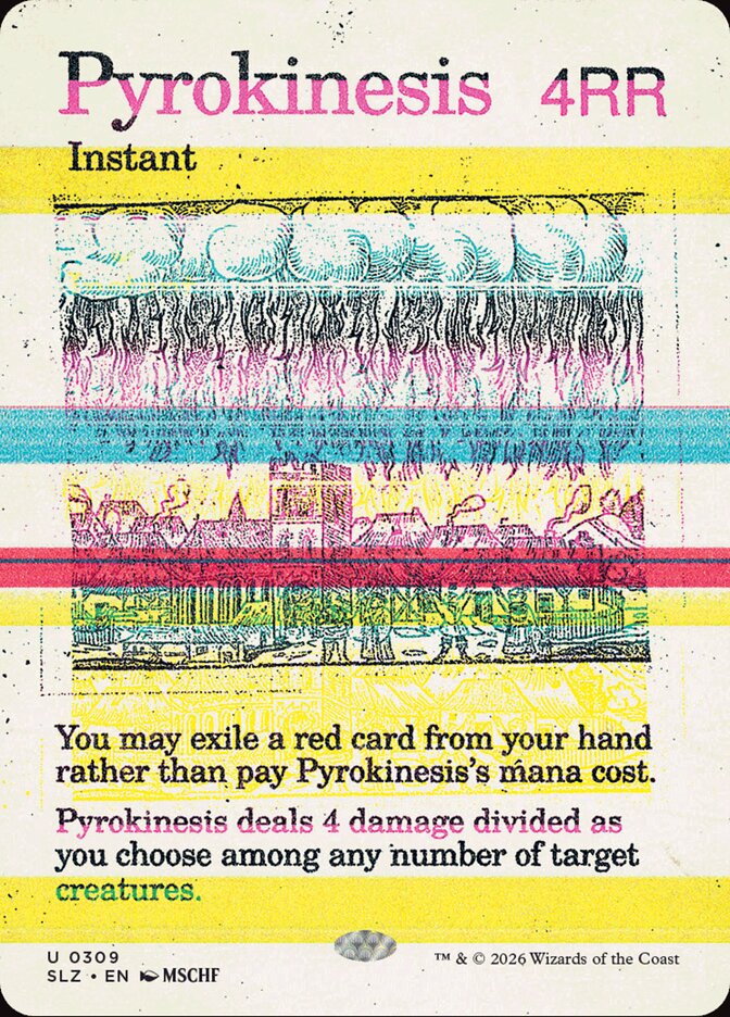 Pirocinesia / Pyrokinesis - Magic: The Gathering - MoxLand