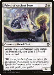 Sacerdote da Sabedoria Antiga / Priest of Ancient Lore - Magic: The Gathering - MoxLand