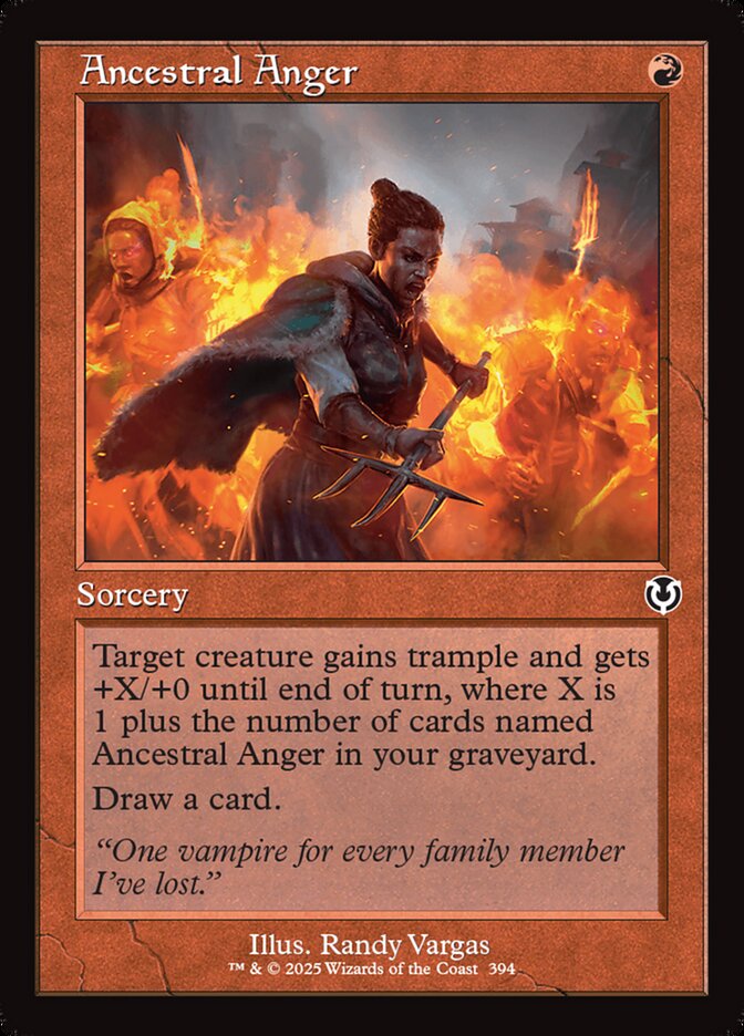 Raiva Ancestral / Ancestral Anger - Magic: The Gathering - MoxLand