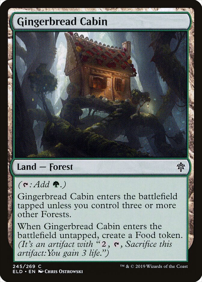Casinha de Doces / Gingerbread Cabin - Magic: The Gathering - MoxLand