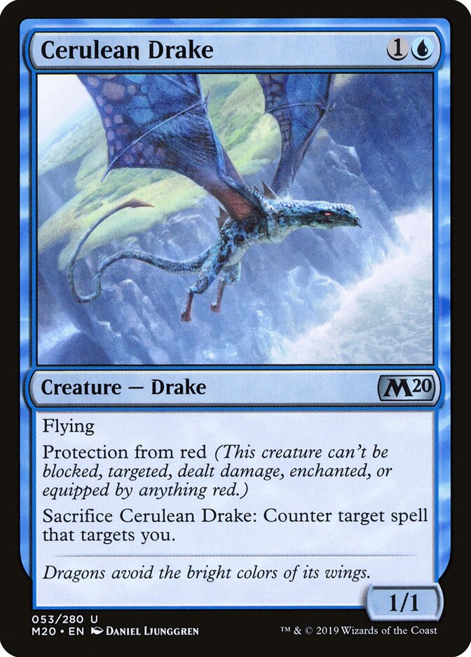 Dragonete Cerúleo / Cerulean Drake - Magic: The Gathering - MoxLand