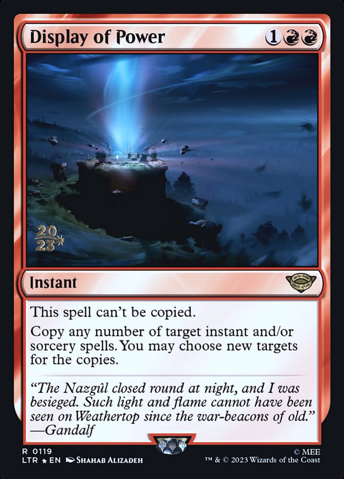 Demonstração de Poder / Display of Power - Magic: The Gathering - MoxLand