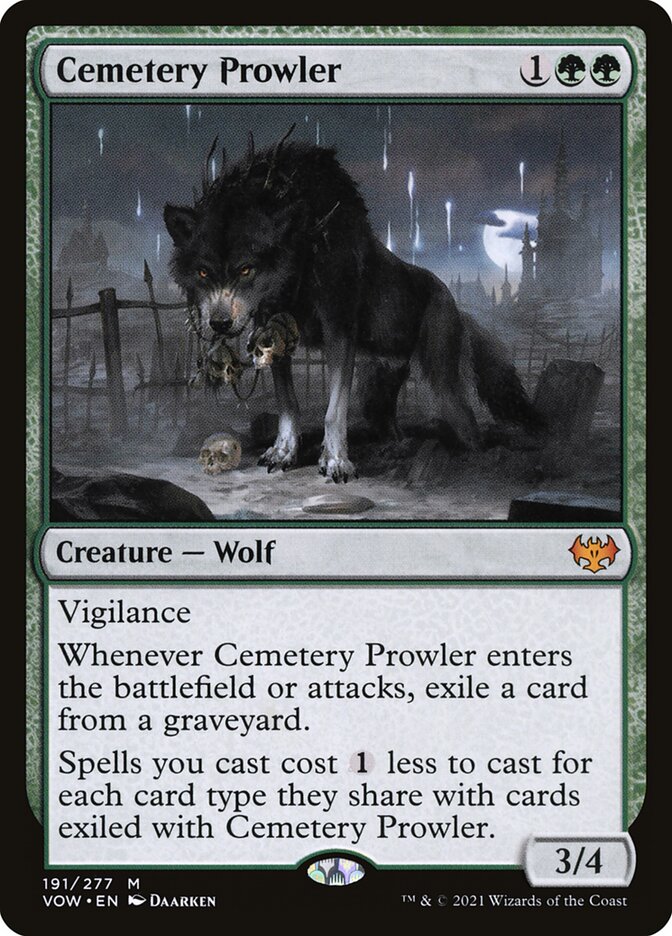 Espreitador do Sepulcrário / Cemetery Prowler - Magic: The Gathering - MoxLand