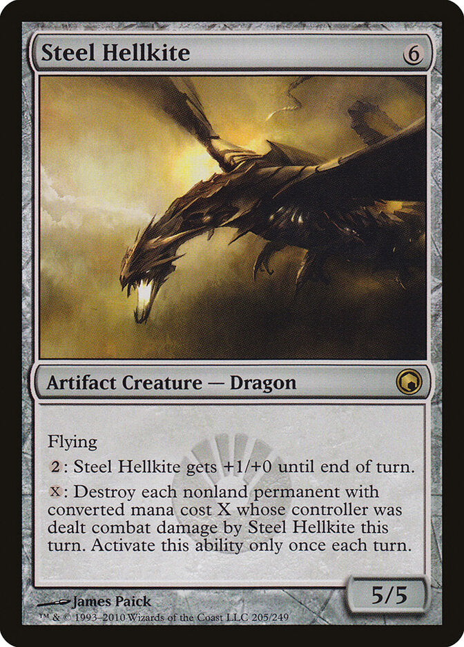 Dragão Avérneo de Aço / Steel Hellkite - Magic: The Gathering - MoxLand