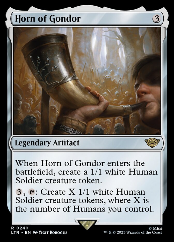 Trombeta de Gondor / Horn of Gondor - Magic: The Gathering - MoxLand