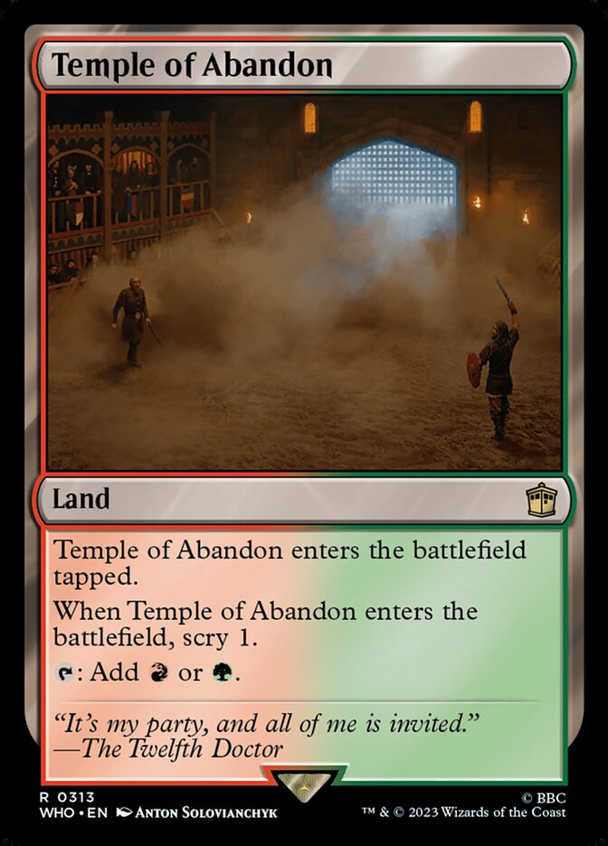 Templo do Abandono / Temple of Abandon - Magic: The Gathering - MoxLand