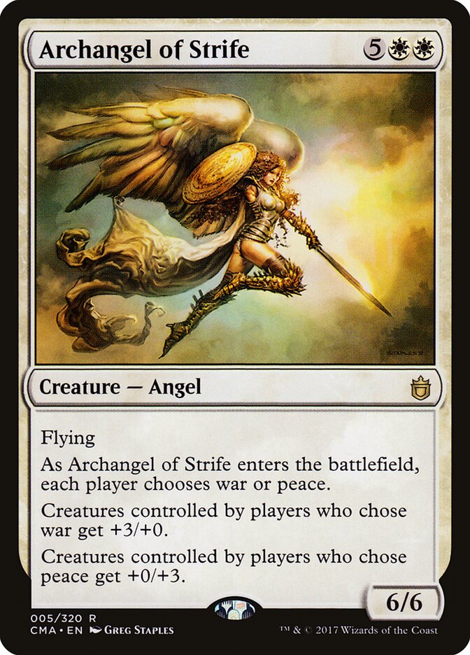 Archangel of Strife / Archangel of Strife - Magic: The Gathering - MoxLand