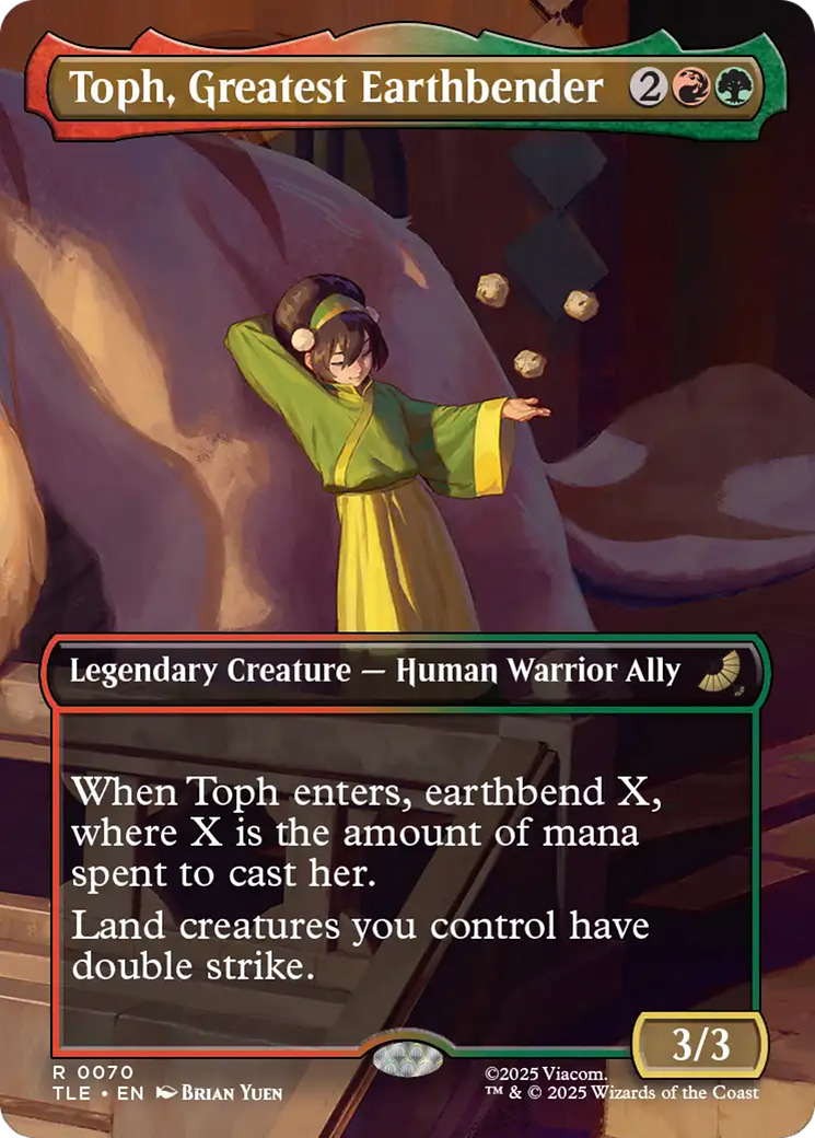 Toph, Maior Dobradora de Terra / Toph, Greatest Earthbender - Magic: The Gathering - MoxLand