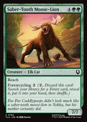 Leão-alce Dente-de-sabre / Saber-Tooth Moose-Lion - Magic: The Gathering - MoxLand