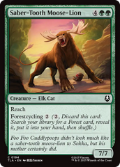 Leão-alce Dente-de-sabre / Saber-Tooth Moose-Lion - Magic: The Gathering - MoxLand