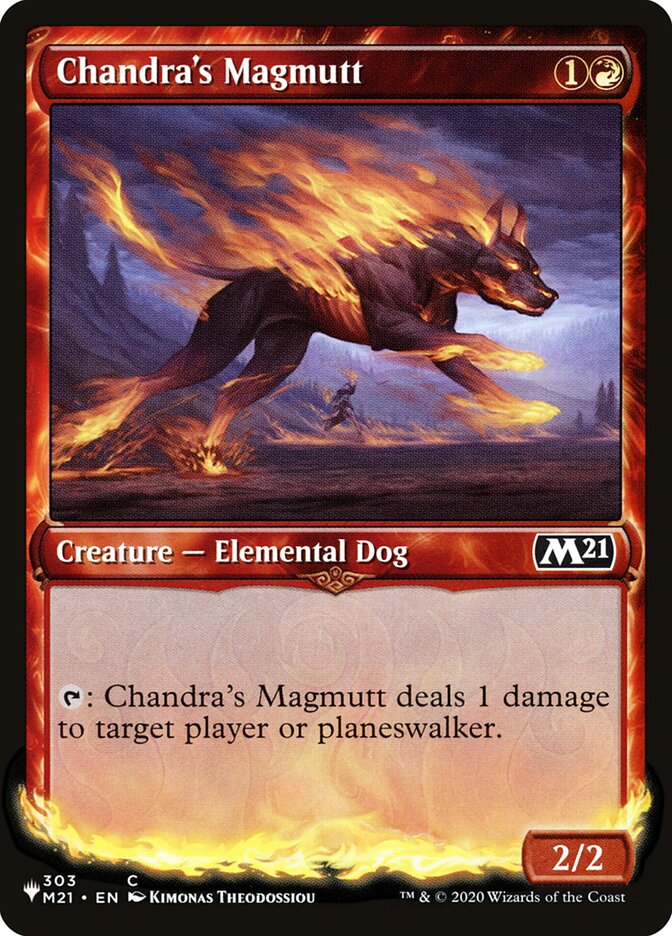 Cão de Magma de Chandra / Chandra's Magmutt - Magic: The Gathering - MoxLand