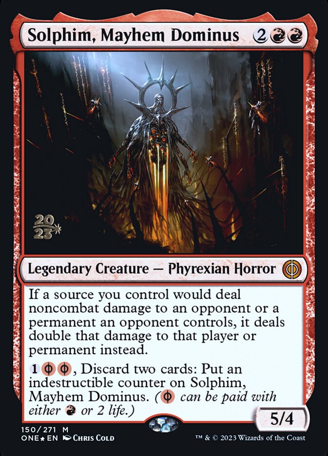 Solphim, Domina do Pandemônio / Solphim, Mayhem Dominus - Magic: The Gathering - MoxLand