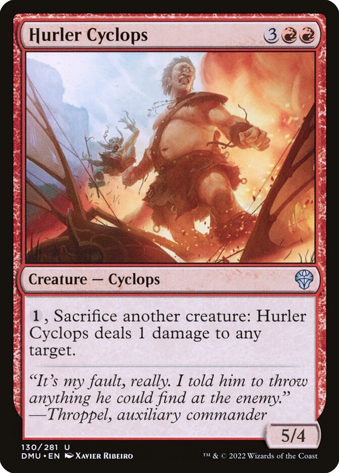 Ciclope Lançador / Hurler Cyclops - Magic: The Gathering - MoxLand