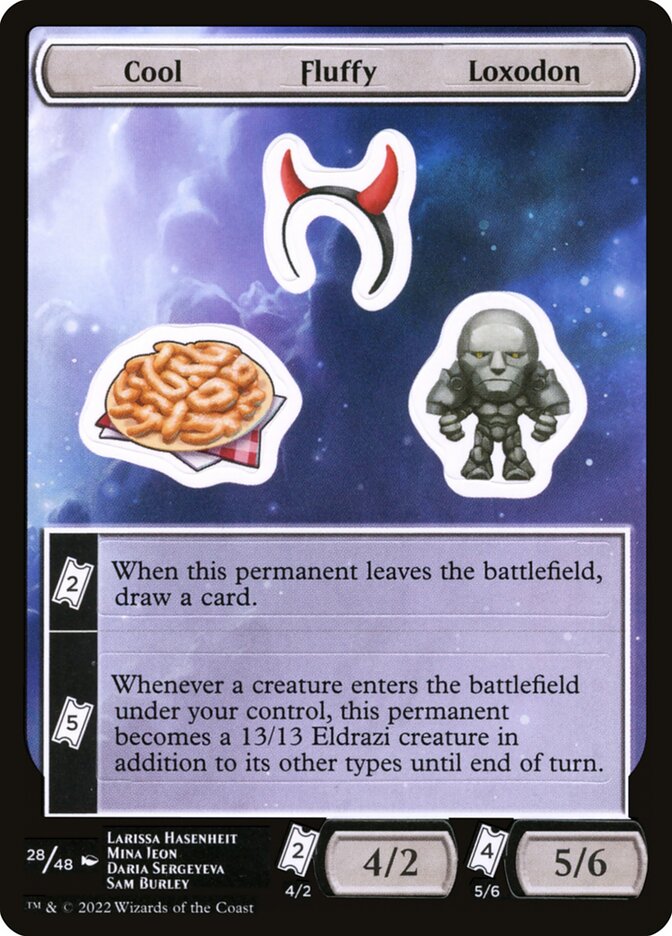 Cool Fluffy Loxodon - Magic: The Gathering - MoxLand