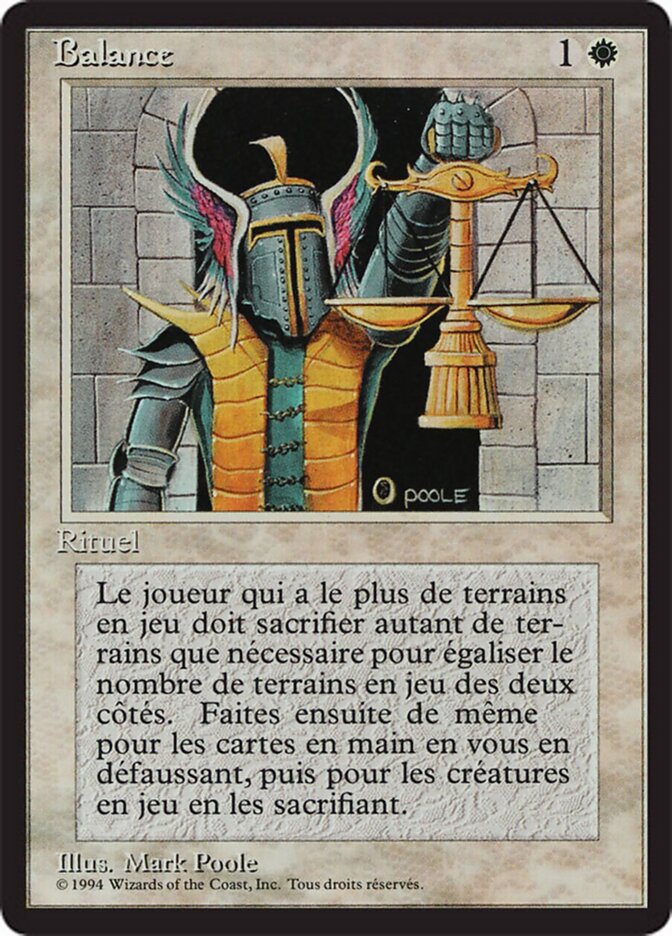 Equilíbrio / Balance - Magic: The Gathering - MoxLand
