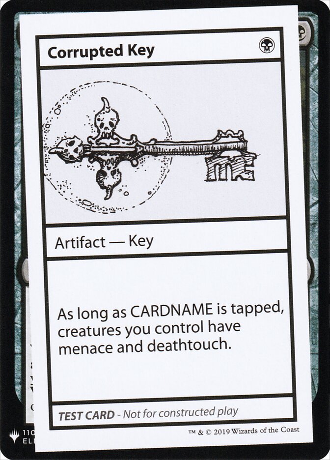 Corrupted Key - Magic: The Gathering - MoxLand