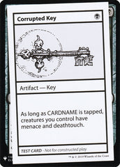 Corrupted Key - Magic: The Gathering - MoxLand