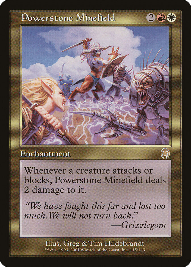 Campo Minado de Pedra de Energia / Powerstone Minefield - Magic: The Gathering - MoxLand