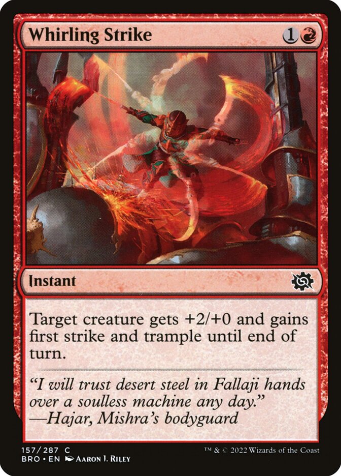Golpe Rodopiante / Whirling Strike - Magic: The Gathering - MoxLand