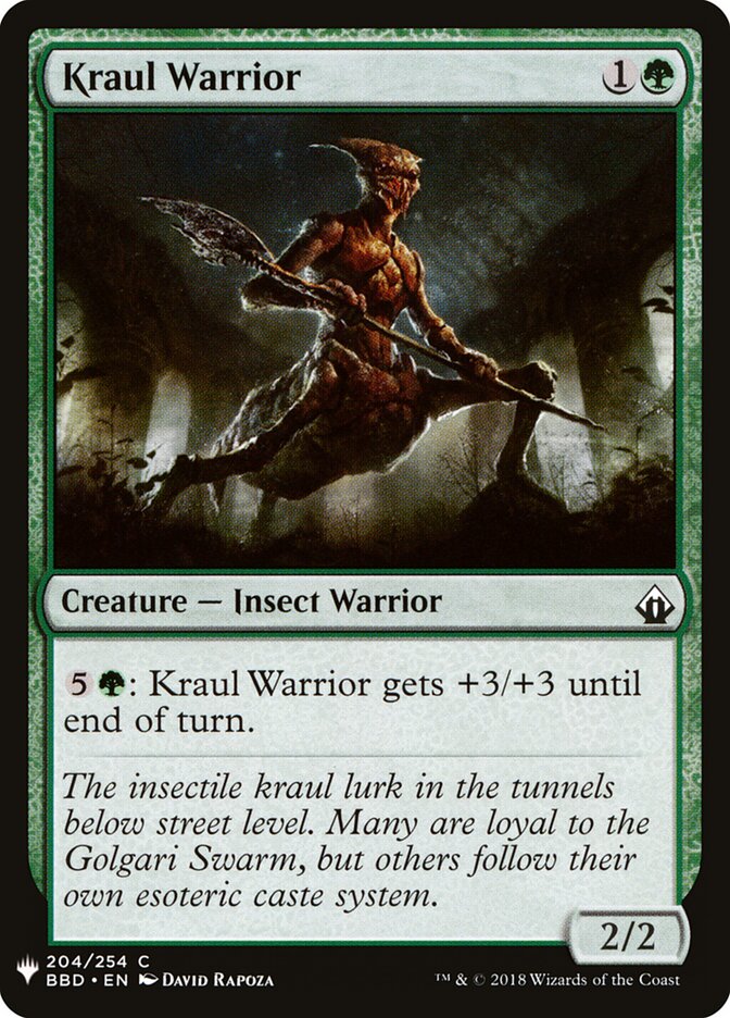 Kraul Warrior - Magic: The Gathering - MoxLand
