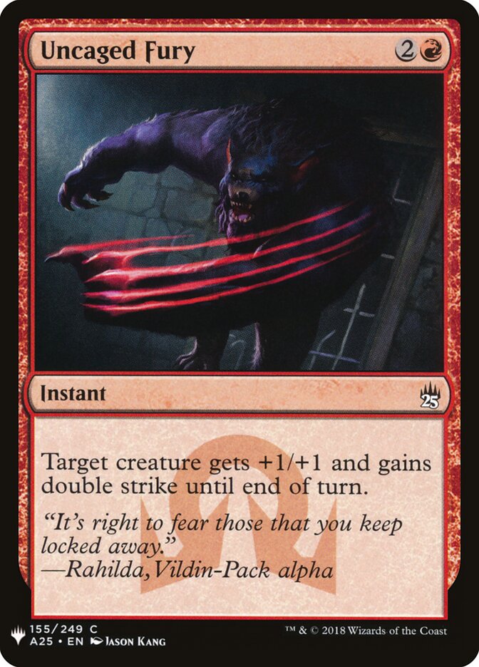 Fúria Liberta / Uncaged Fury - Magic: The Gathering - MoxLand