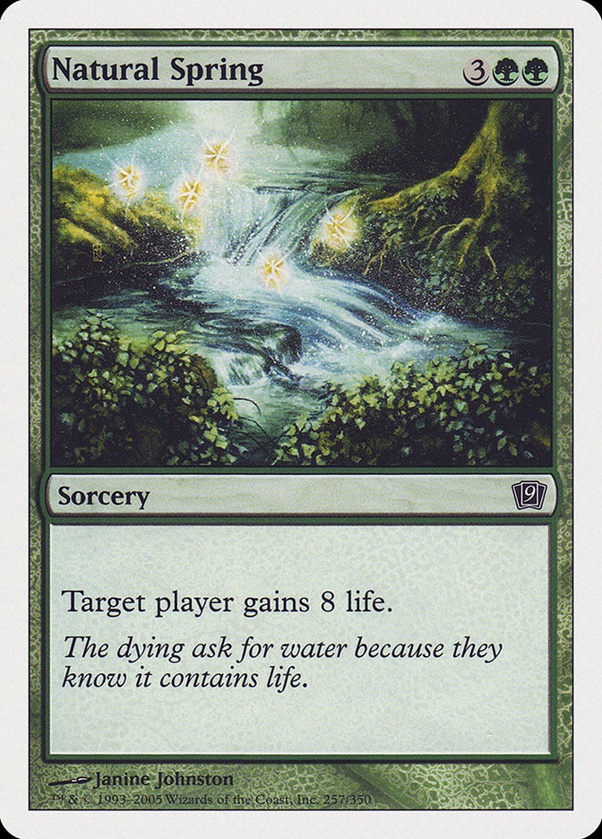 Fonte Natural / Natural Spring - Magic: The Gathering - MoxLand