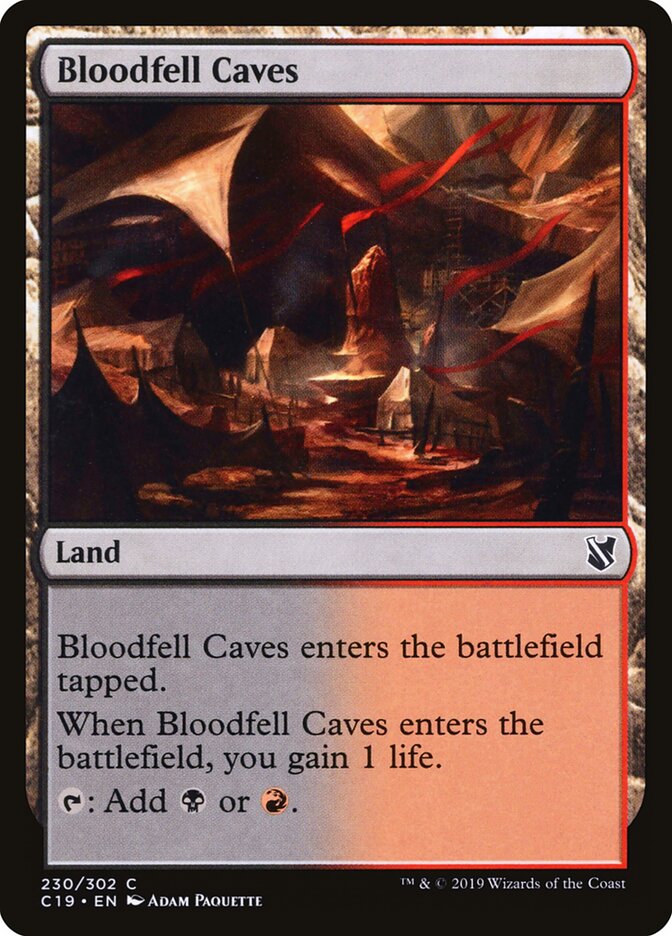 Cavernas Sanguinárias / Bloodfell Caves - Magic: The Gathering - MoxLand