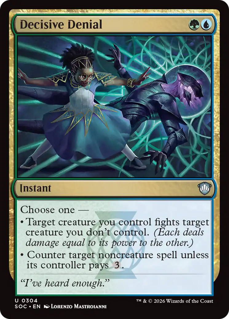 Negação Decisiva / Decisive Denial - Magic: The Gathering - MoxLand