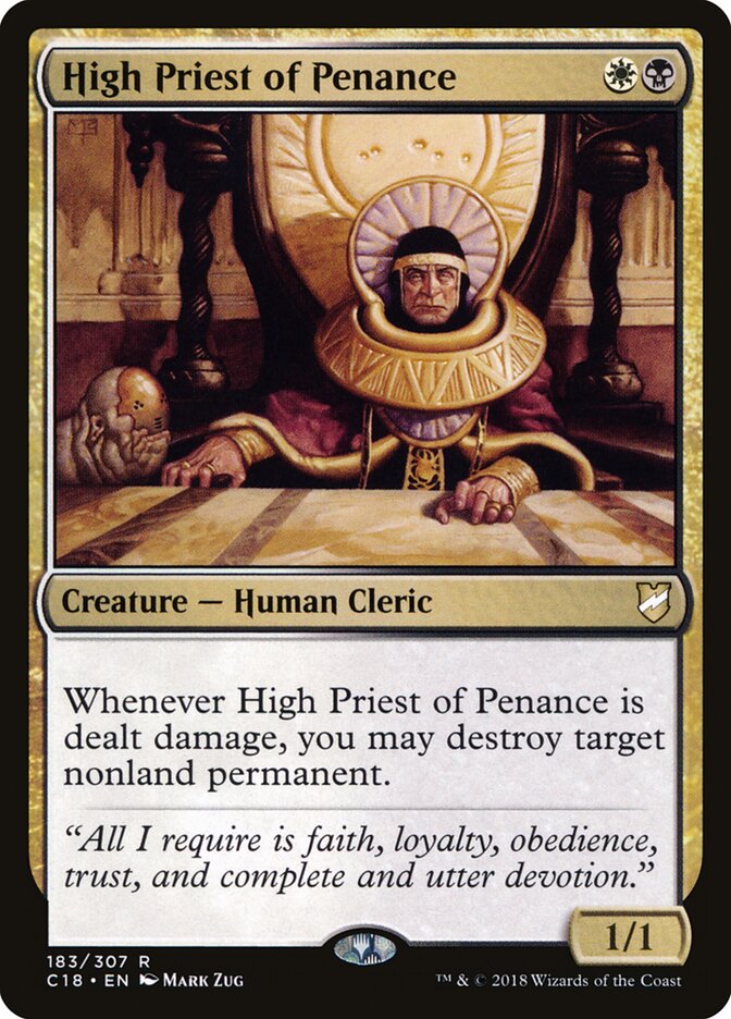 Alto Sacerdote de Penitência / High Priest of Penance - Magic: The Gathering - MoxLand