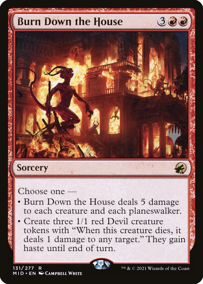 Incendiar a Casa / Burn Down the House - Magic: The Gathering - MoxLand
