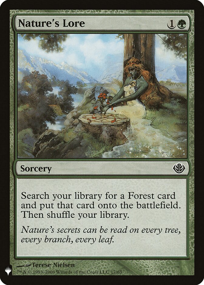 Sabedoria da Natureza / Nature's Lore - Magic: The Gathering - MoxLand