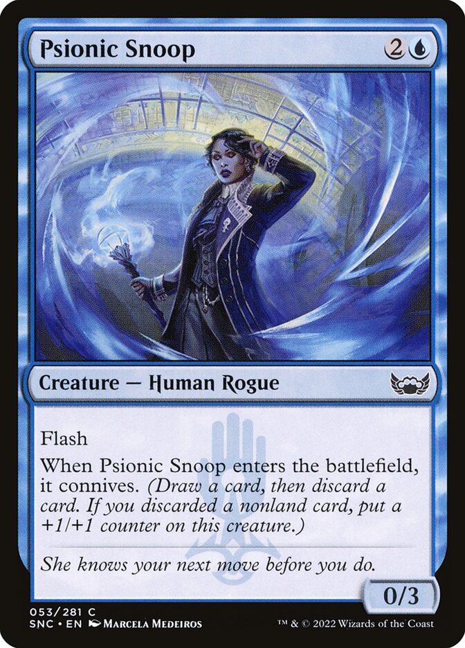 Bisbilhoteira Psiônica / Psionic Snoop - Magic: The Gathering - MoxLand