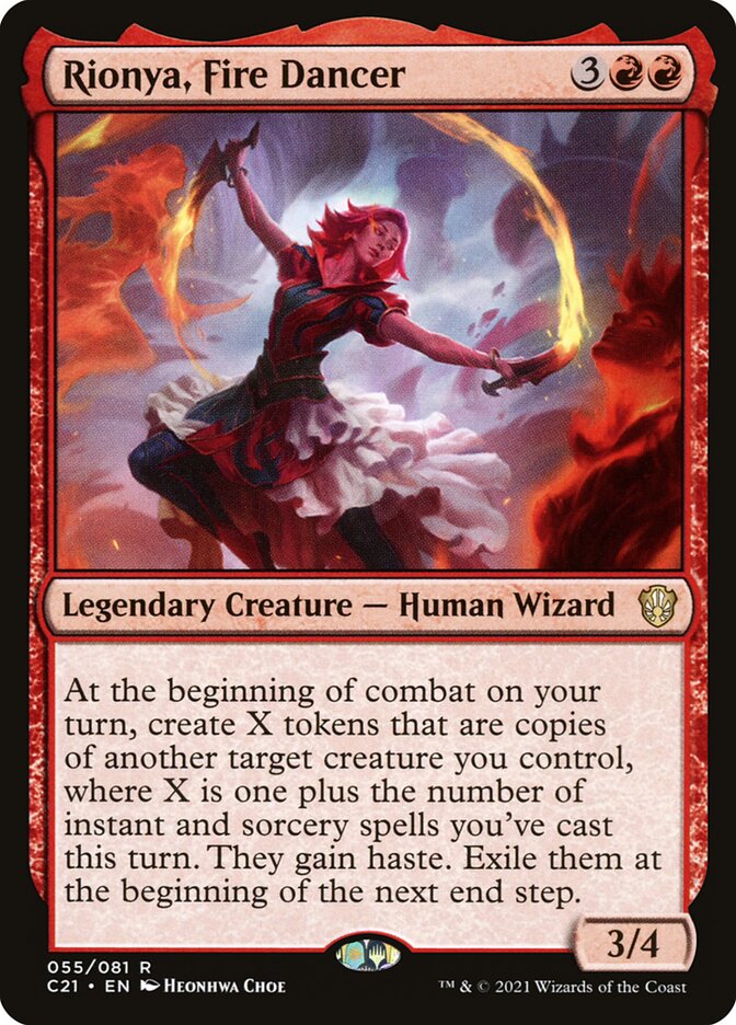Rionya, Dançarina do Fogo / Rionya, Fire Dancer - Magic: The Gathering - MoxLand