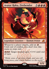 Avatar Roku, Dobrador de Fogo / Avatar Roku, Firebender - Magic: The Gathering - MoxLand
