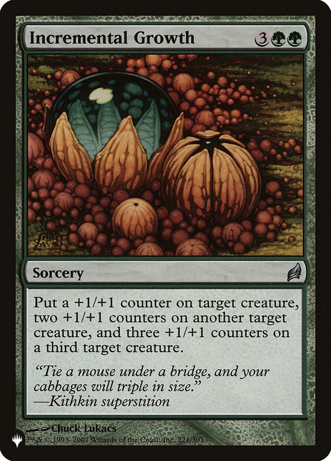 Crescimento Incremental / Incremental Growth - Magic: The Gathering - MoxLand