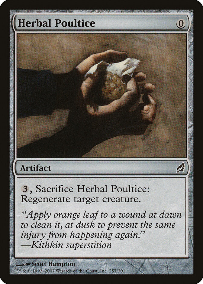 Emplastro de Ervas / Herbal Poultice - Magic: The Gathering - MoxLand