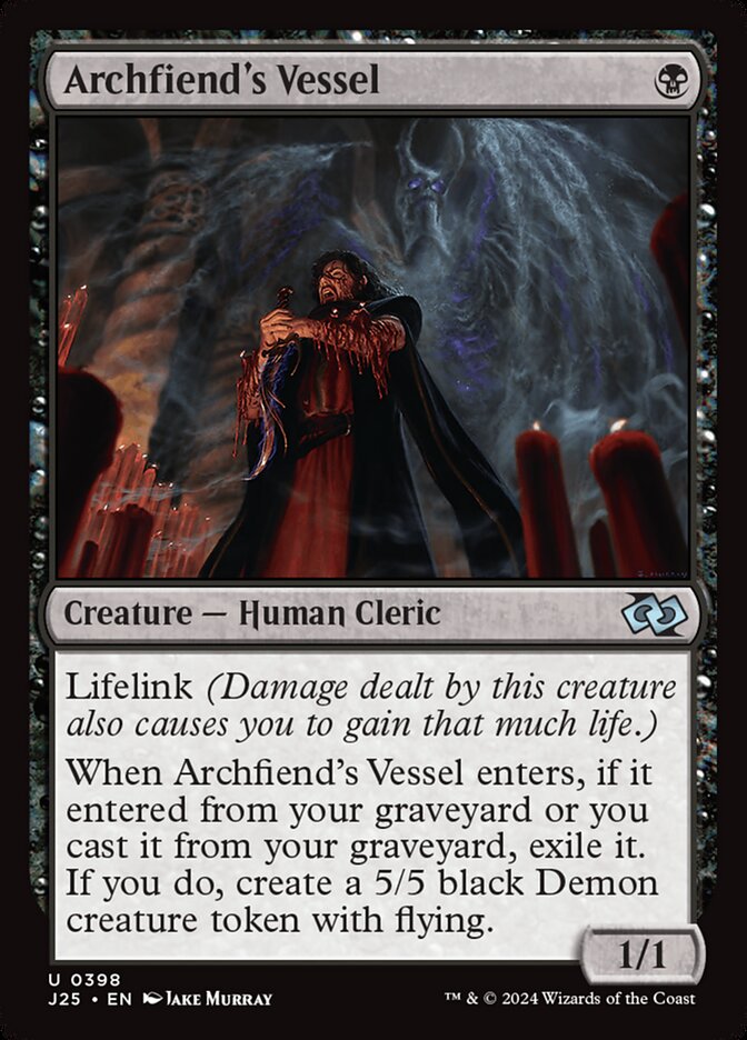 Receptáculo do Arquidemônio / Archfiend's Vessel - Magic: The Gathering - MoxLand