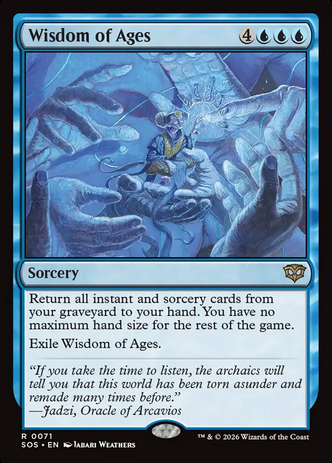 Wisdom of Ages - Magic: The Gathering - MoxLand