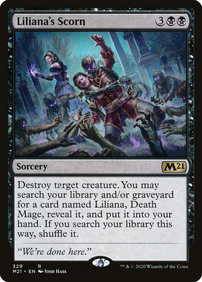 Desprezo de Liliana / Liliana's Scorn - Magic: The Gathering - MoxLand