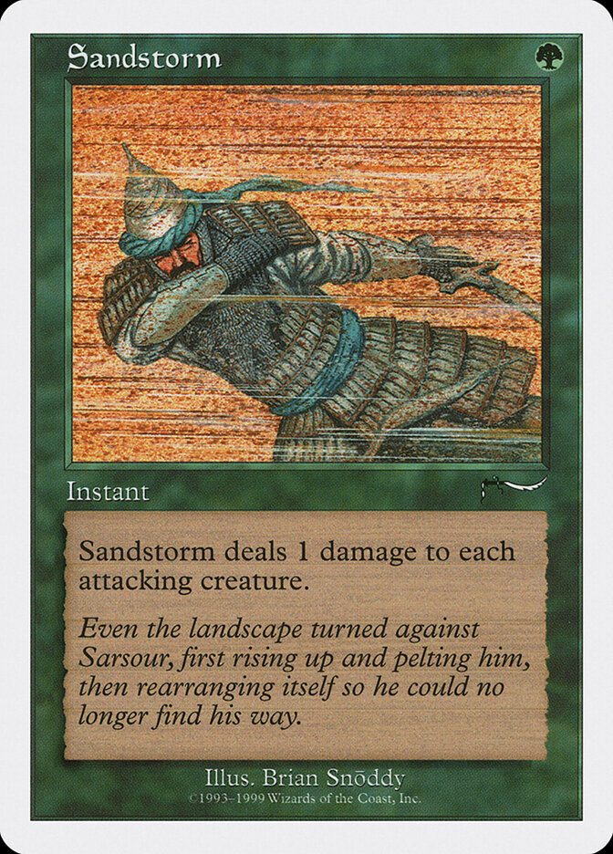 Tempestade de Areia / Sandstorm - Magic: The Gathering - MoxLand