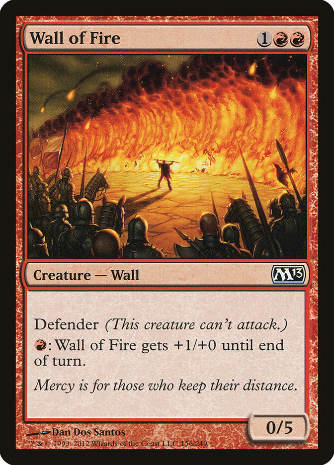 Barreira de Fogo / Wall of Fire - Magic: The Gathering - MoxLand