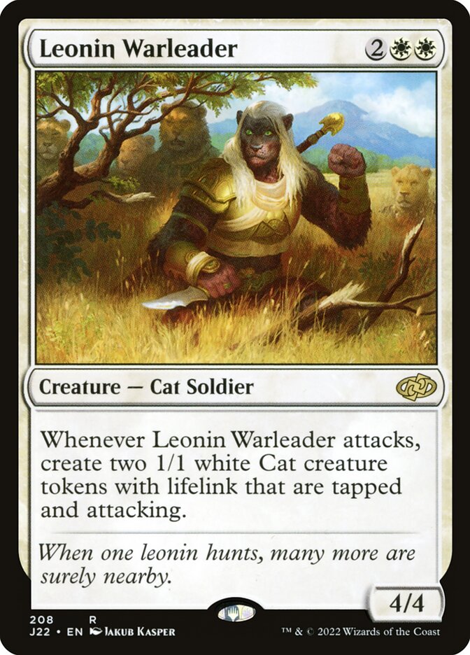 Líder de Guerra Leonino / Leonin Warleader - Magic: The Gathering - MoxLand