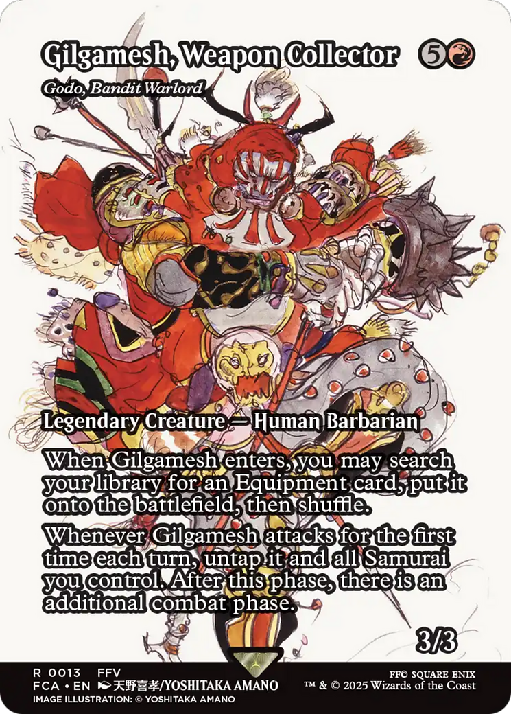 Gilgamesh, Weapon Collector - Magic: The Gathering - MoxLand