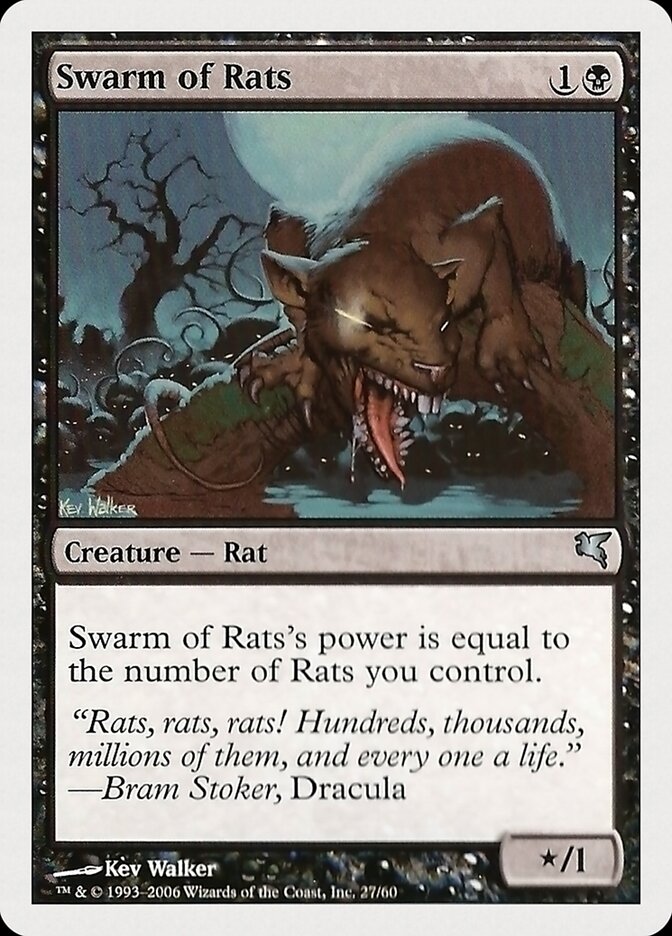 Rataria / Swarm of Rats - Magic: The Gathering - MoxLand