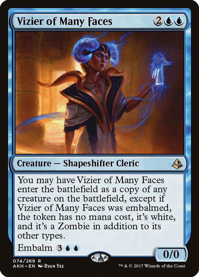 Vizir das Muitas Faces / Vizier of Many Faces - Magic: The Gathering - MoxLand