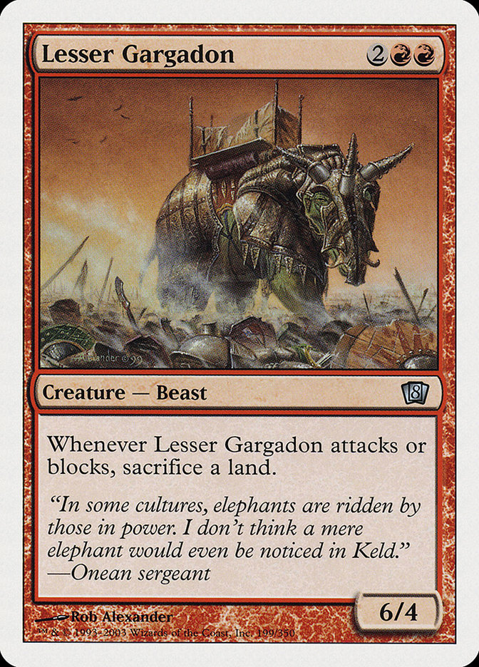 Gargadonte Menor / Lesser Gargadon - Magic: The Gathering - MoxLand